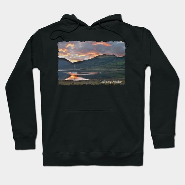 Sunset over Loch Long, Arrochar, Scotland Hoodie by JeanKellyPhoto